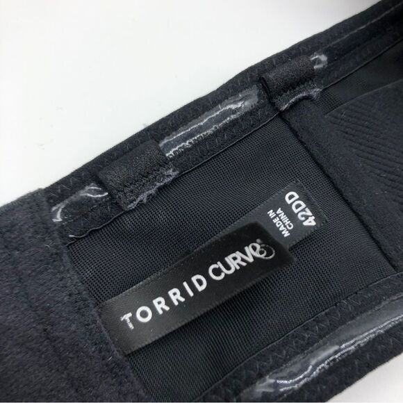 Torrid Curve Push Up Strapless Bra Black 42DD - Picture 6 of 8